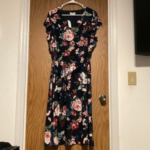 Navy Loft dress (NWT)